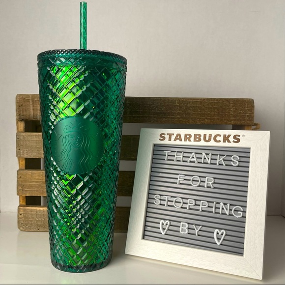 Starbucks Other - STARBUCKS 2022 Jeweled Green Cold Tumbler